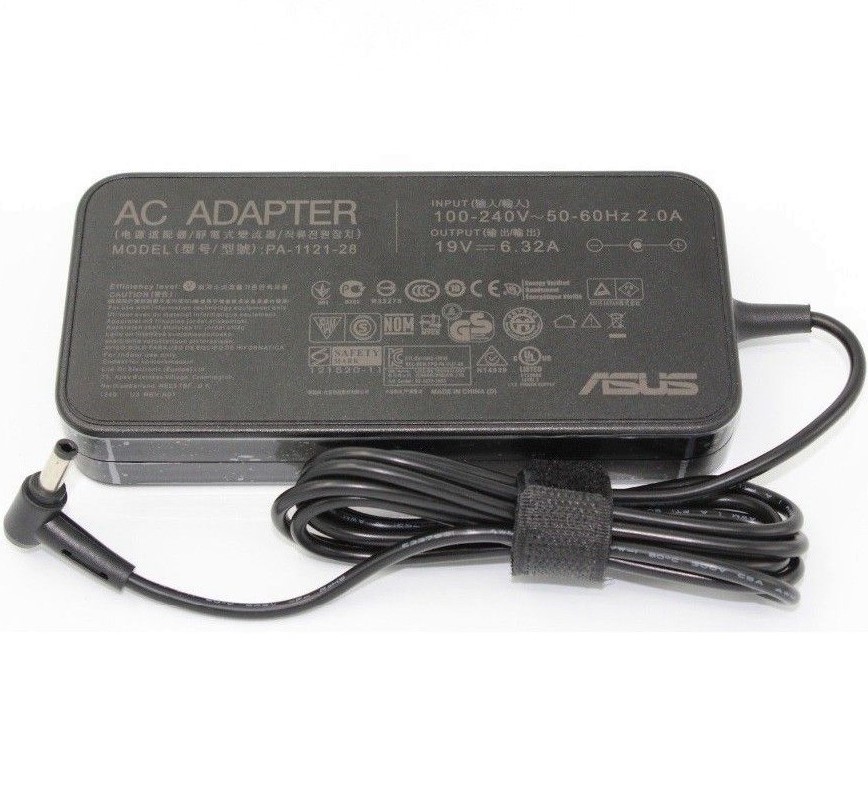 Original adapter for Asus 19V 6.32A 120W 5.5x2.5mm