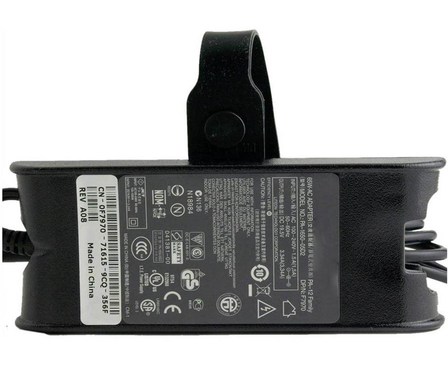 Original adapter for Dell 19.5V 3.34A 65W 7.4x5.0mm